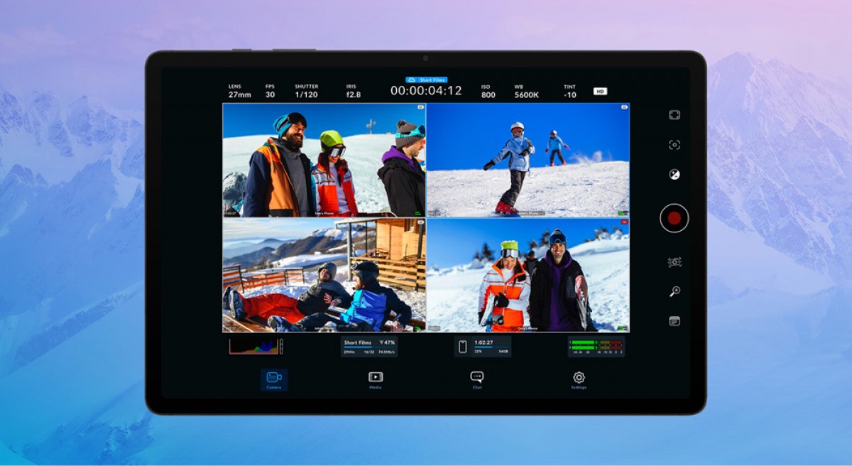 Blackmagic Camera 2.0, gravação multi-câmera ao Android