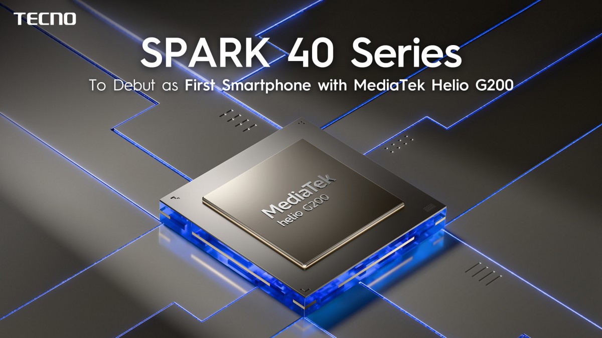 Tecno Spark 40 Pro+, MediaTek Helio G200
