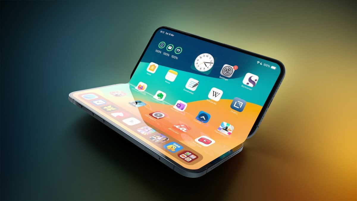 Apple testa iPhone dobrável com câmera sob a tela