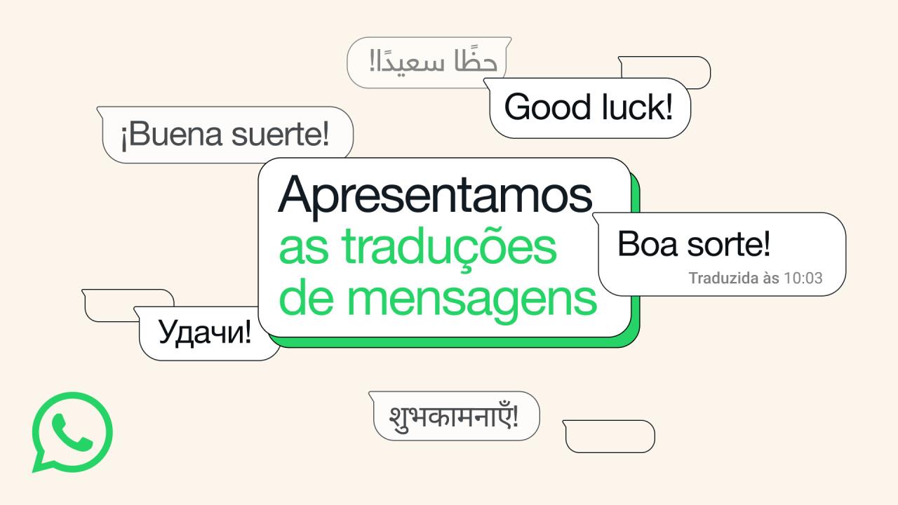 WhatsApp, tradutor de mensagens