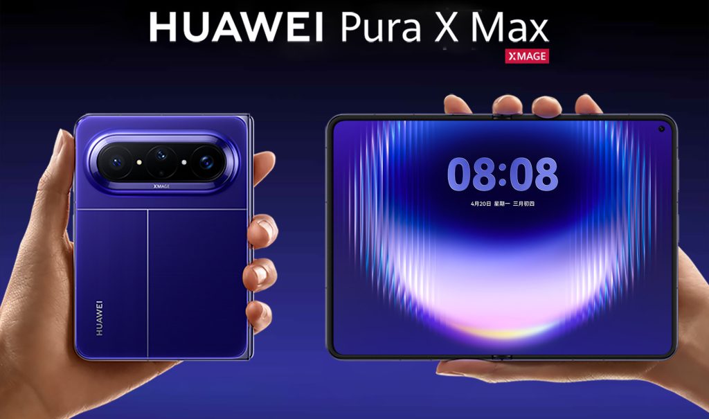 Huawei Pura X Max oferece tela maior e bateria reforçada