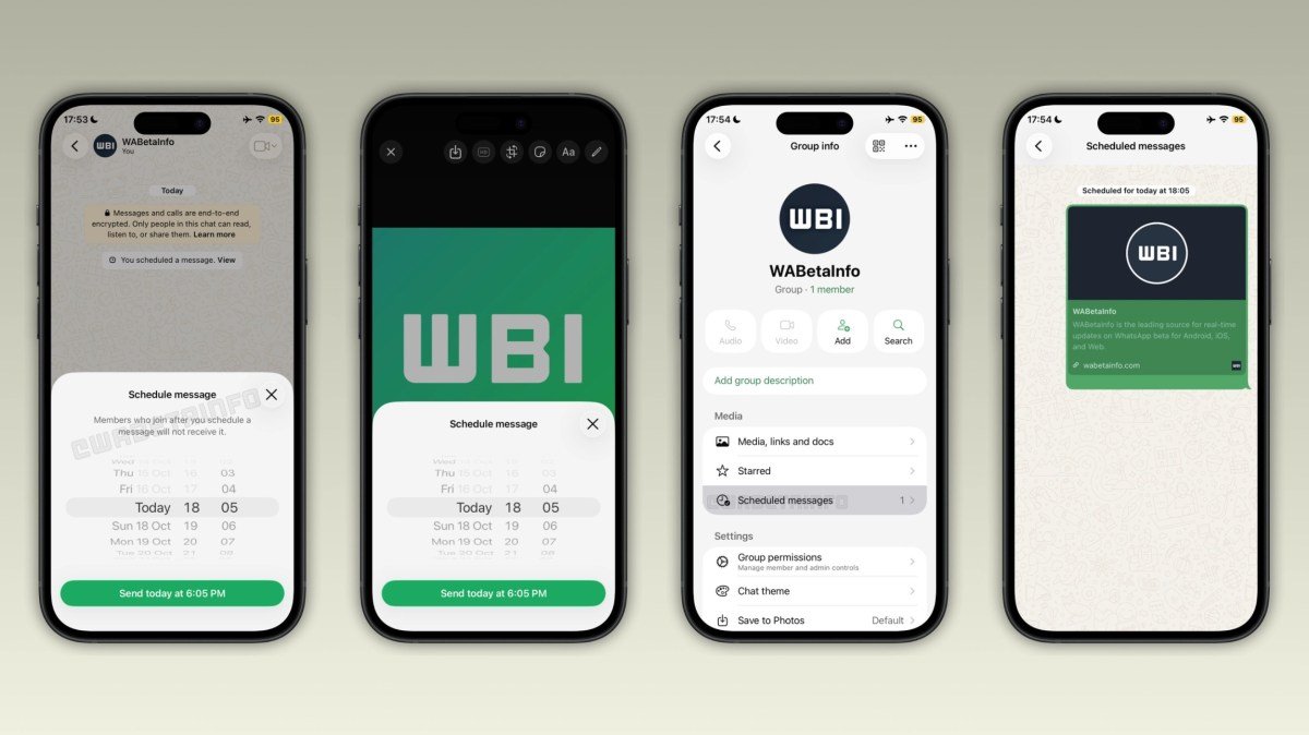 WhatsApp testa função de agendar mensagens no iPhone